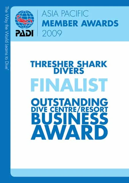 Thresher Shark Divers Conservation Award 2010