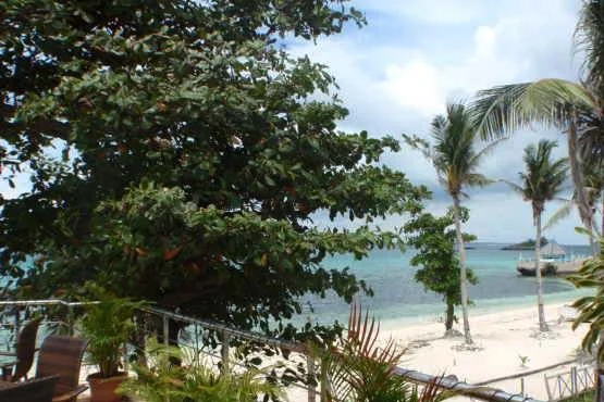 Beach restaurant view on Malapascua Island