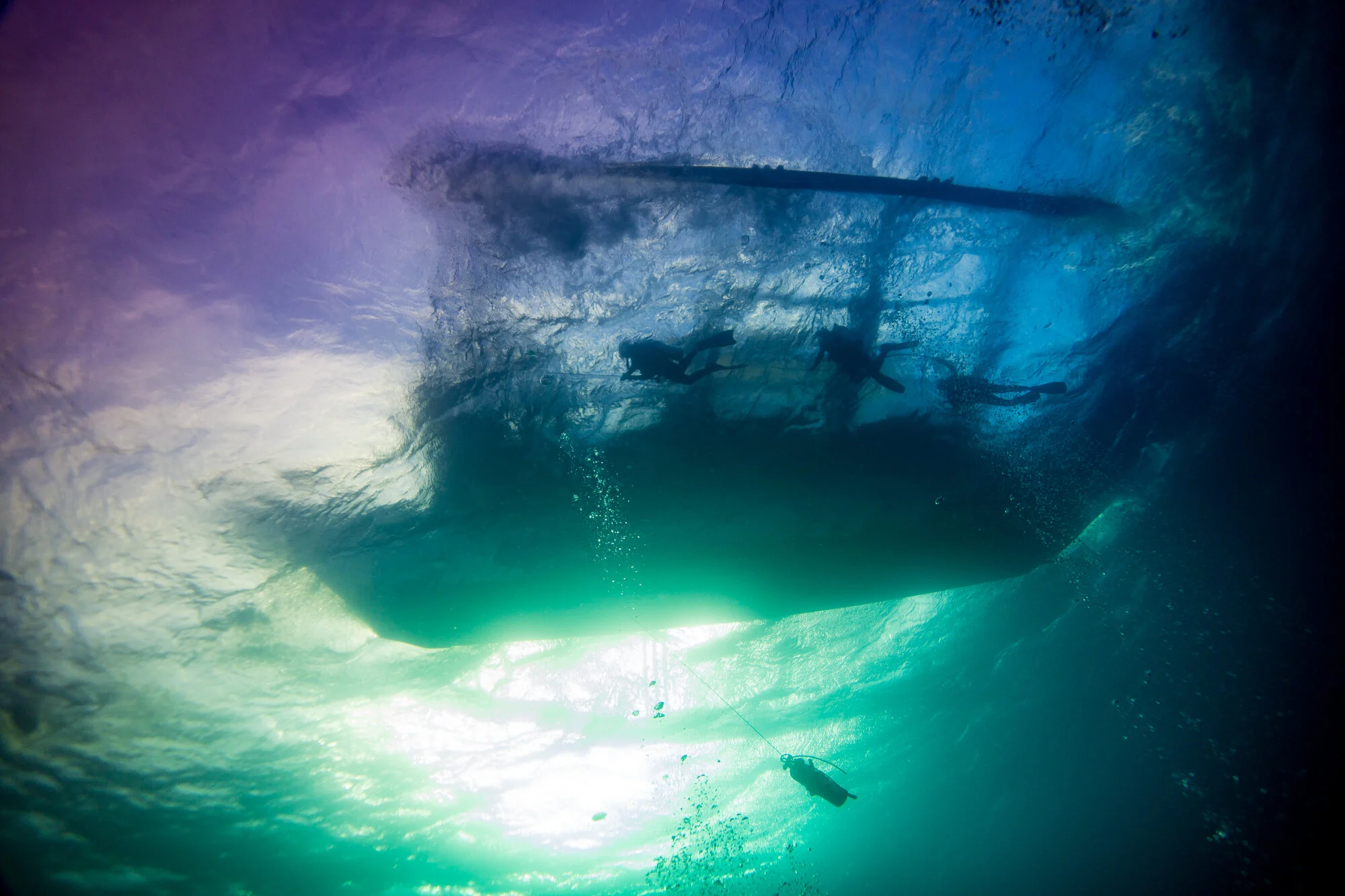 advanced-diver-malapascua Advanced diver with technical equipment at Malapascua depth